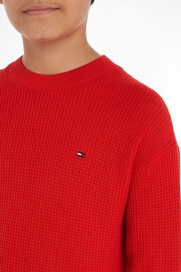Tommy hilfiger sweater red store