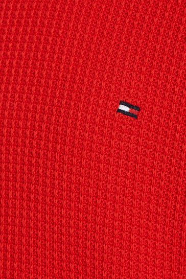 Tommy hilfiger red sweater top