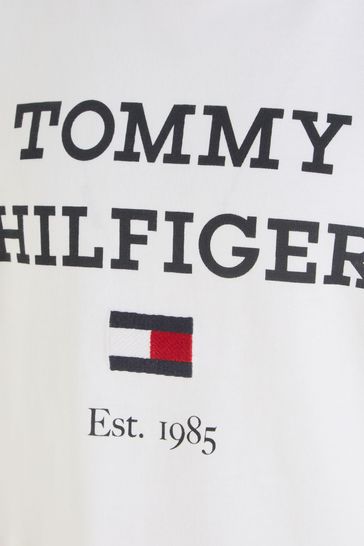 Tommy white t shirt outlet