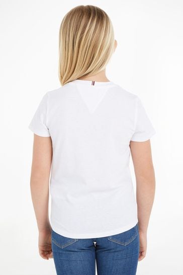 Buy Tommy Hilfiger White Script T Shirt from Next Canada