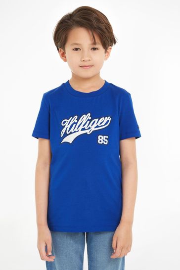 Tommy Hilfiger Blue Script T-Shirt