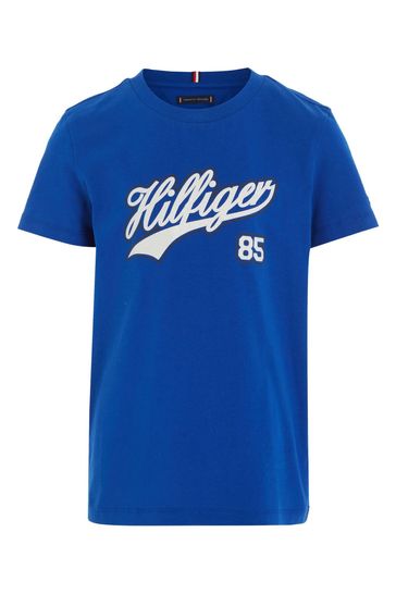 Tommy hilfiger 2025 script t shirt