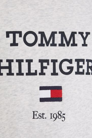Buy Tommy Hilfiger Grey Logo Hoodie Sweatset from Next Luxembourg
