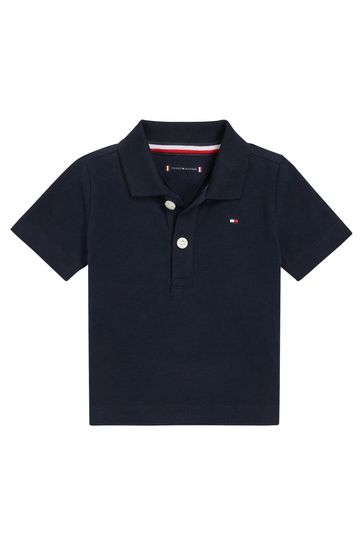 Tommy Hilfiger Baby Blue Flag Polo Top