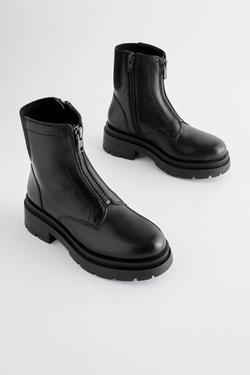 Front zip bootie outlet