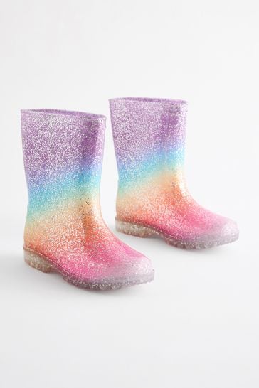 Kids glitter wellies store