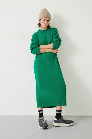 Hush Green Dalton Knitted Dress