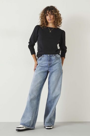 Hush puff sleeve sweatshirt clearance
