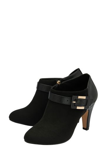 Lotus shoe boots black top
