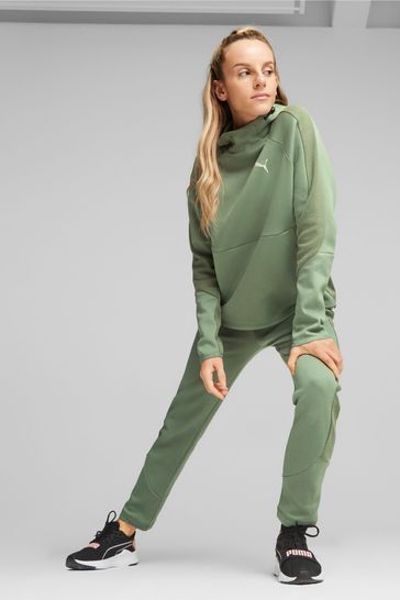 Buy Puma Green Evostripe Womens High Waist Joggers from Next Lithuania