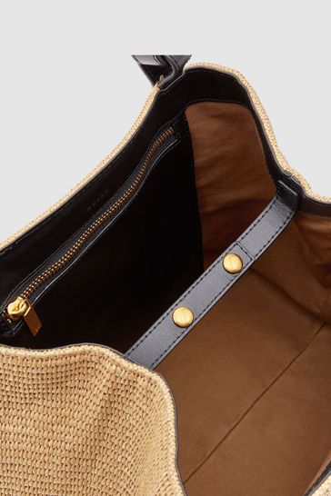 Handbag leather strap top