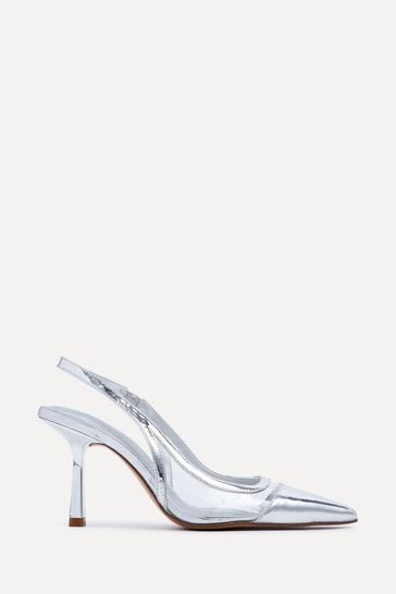 White perspex deals court heels