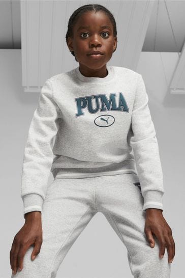 Puma Grey Squad Youth Sweatshirt