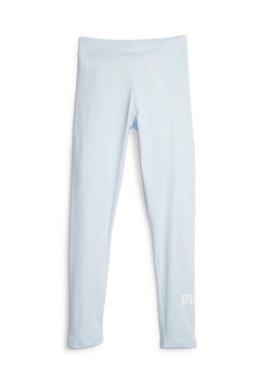 Puma Blue Essentials Logo Youth Leggings