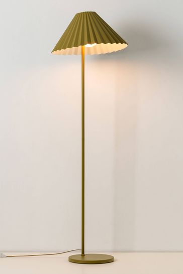 Houseof. Green The Pleat Floor Lamp by Emma Gurner