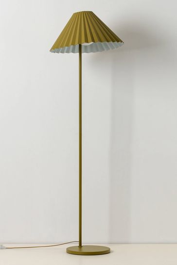 Houseof. Green The Pleat Floor Lamp by Emma Gurner