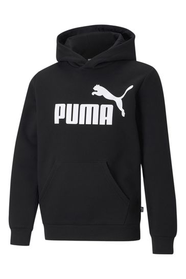 Puma Black Essentials Big Logo Youth Hoodie