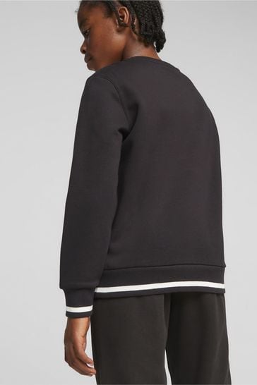 Buy Puma Black Squad Youth Sweatshirt from Next Luxembourg