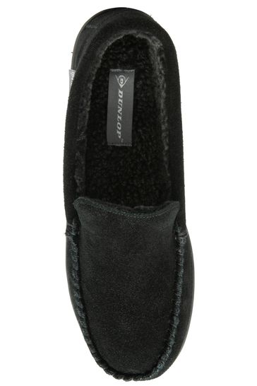 Dunlop moccasin slippers hotsell mens