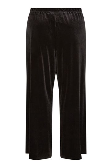 Black velvet trousers next hotsell