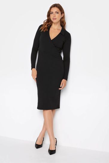 Next wrap shop dress black