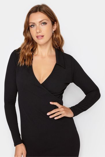 Next wrap shop dress black