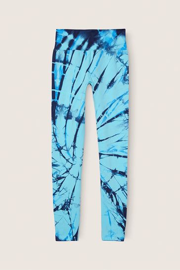 Buy Victoria s Secret PINK Light Sky Spiral Tie Dye Blue Seamless High Waist Full Length Legging from Next Ireland