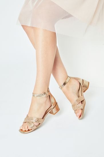 Buy Lipsy Low Block Heel Occasion Sandals from Next Luxembourg
