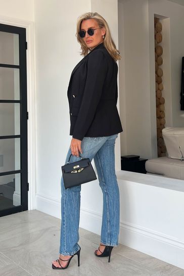 Girl in mind blazer store