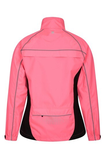 Pink hi cheap vis waterproof jacket