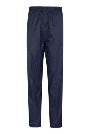 Mountain Warehouse Navy Pakka Womens Waterproof Overtrousers