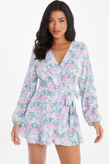 Quiz white clearance playsuit