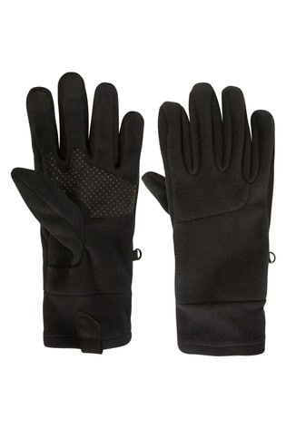 Mountain Warehouse Black Womens Windproof Thinsulate Gloves