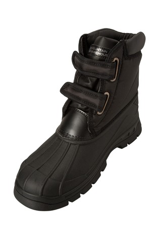 Mountain Warehouse Black Grit Womens Short Muck Walking Boots