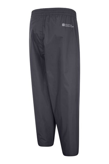 Mountain Warehouse Grey Pakka Kids Waterproof Over Trousers