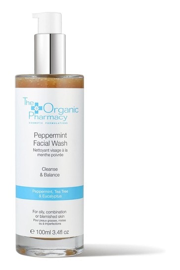 The Organic Pharmacy Peppermint, Tea Tree, Eucalyptus Face Wash 100ml