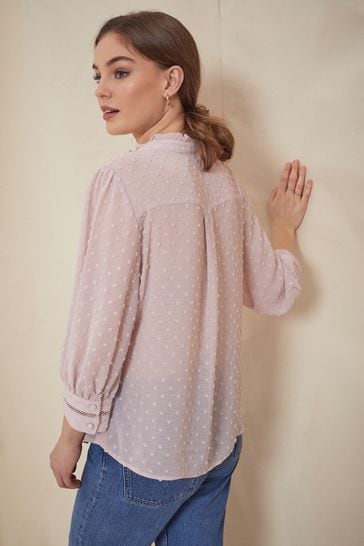 Buy Love \u0026 Roses Dobby Frill Neck Lace 