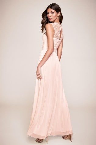 Lipsy petite elsa mesh maxi dress 2025