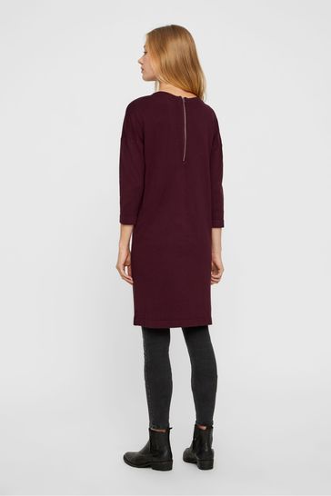 Vero moda burgundy dress hot sale