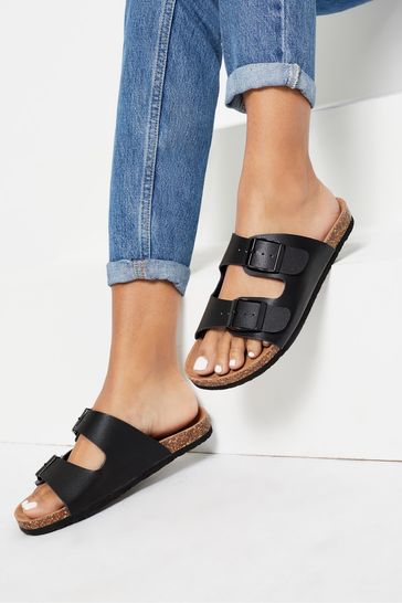 Leather footbed outlet beach sandal