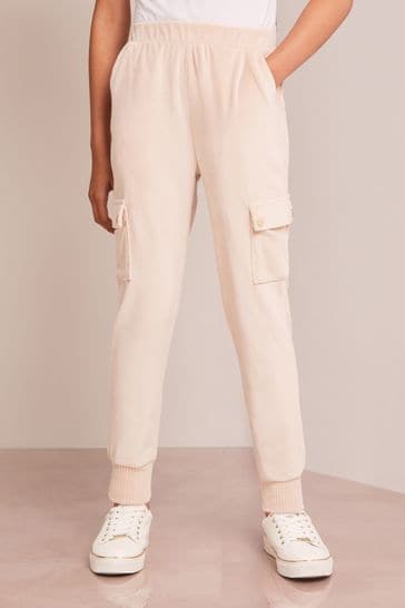 Buy Lipsy Pink Super Soft Cuffed Velour Joggers from Next Luxembourg