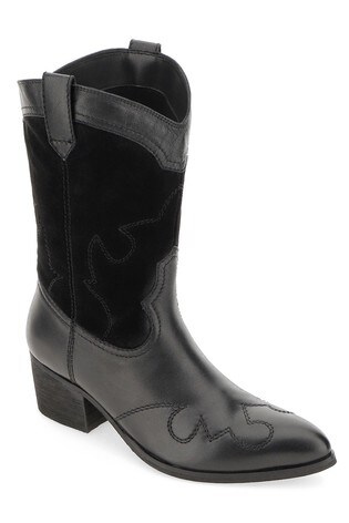 Buy Simply Be Wide Fit Mid Western Boot 