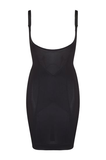 Pour Moi Lingerie Black Hourglass Shapewear Firm Tummy Control Wear Your  Own Bra Slip