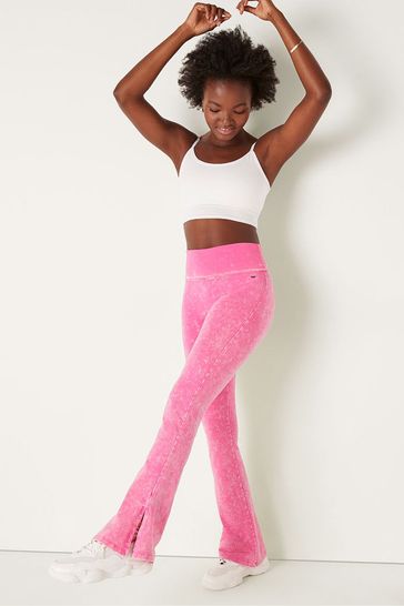 Buy Pink PINK Flip It Seamless Foldover Leggings online in Dubai