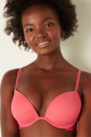 Buy Victoria's Secret PINK Sunkissed Pink Smooth Super Push Up Bra from  Next Belgium