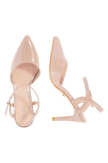 nude pointed court heels