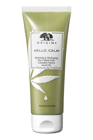 Origins Hello, Calm Relaxing  Hydrating Mask with Cannabis Sativa Seed Oil 75ml