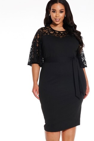midi batwing dress