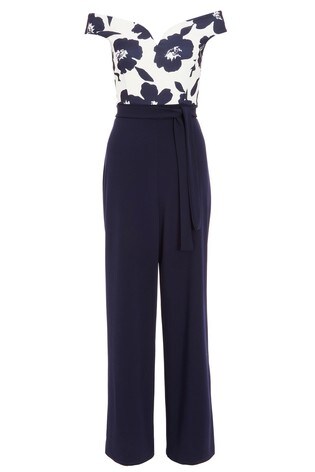 quiz floral jumpsuit