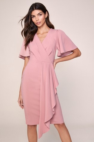 next lipsy pink dress